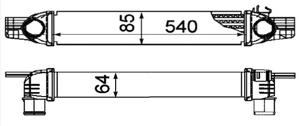 Intercooler Nrf 30254 NRF