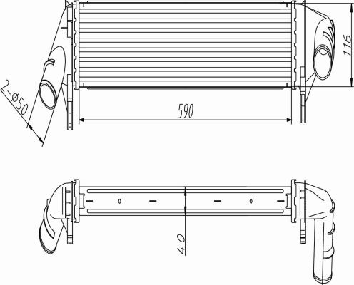 Intercooler Nrf 30255 NRF