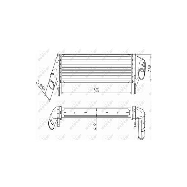 Intercooler Nrf 30255 NRF