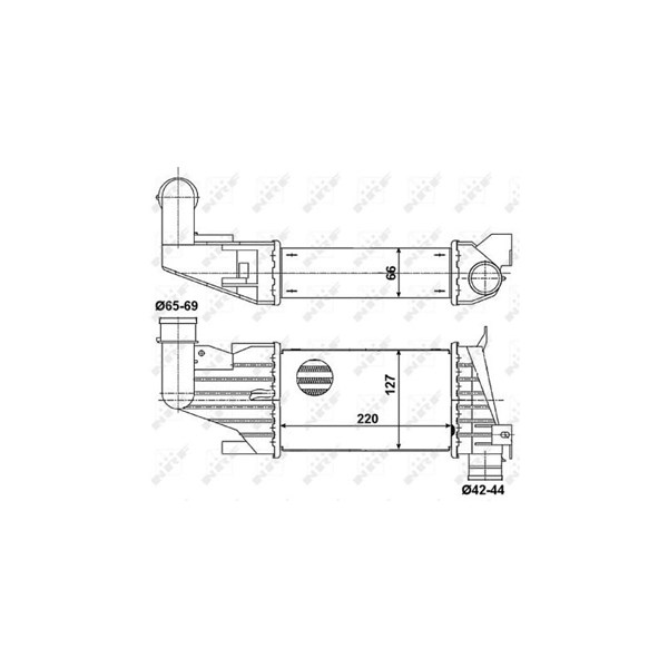 Intercooler Nrf 30258 NRF