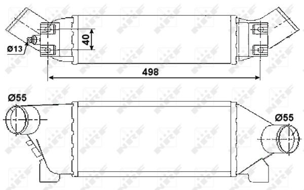 Intercooler Nrf 30259 NRF
