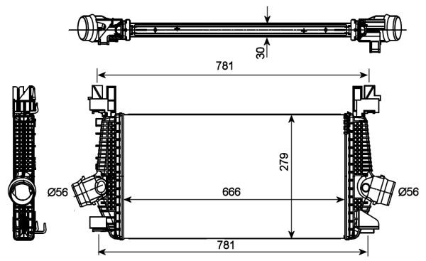 Intercooler Nrf 30270 NRF
