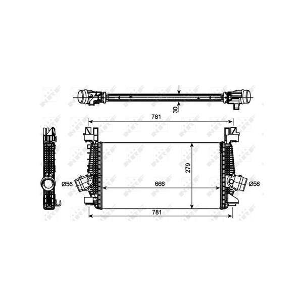Intercooler Nrf 30270 NRF
