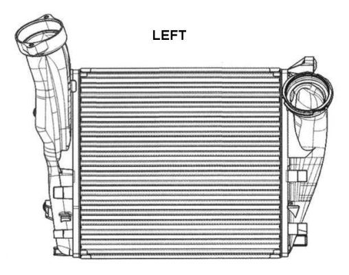 Intercooler, Vänster Nrf 30286 NRF