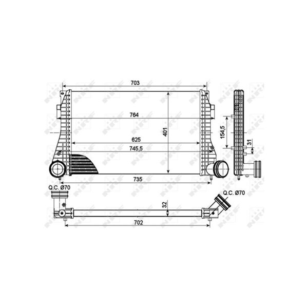 Intercooler Nrf 30290 NRF