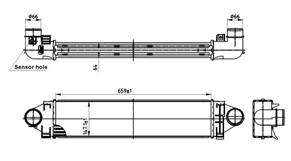 Intercooler Nrf 30304 NRF