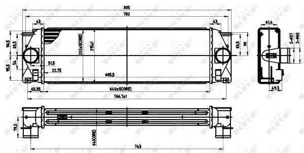 Intercooler Nrf 30310 NRF