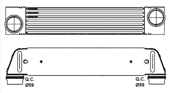 Intercooler Nrf 30317 NRF