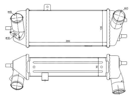 Intercooler Nrf 30327 NRF