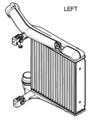 Intercooler, Vänster Nrf 30349 NRF