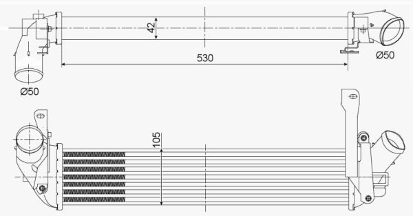 Intercooler Nrf 30353 NRF