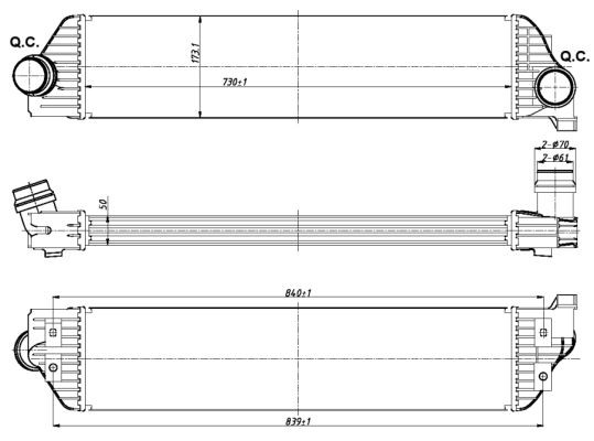 Intercooler Nrf 30358 NRF