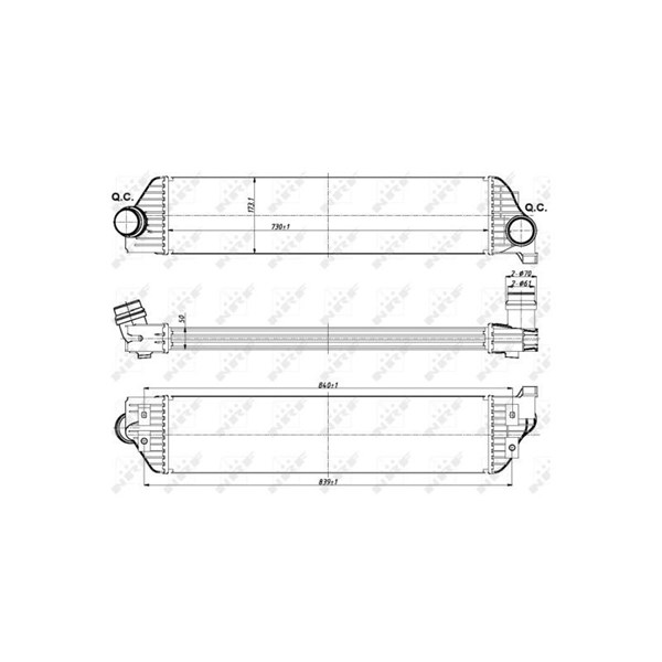 Intercooler Nrf 30358 NRF