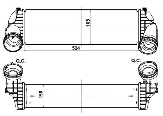 Intercooler Nrf 30359 NRF