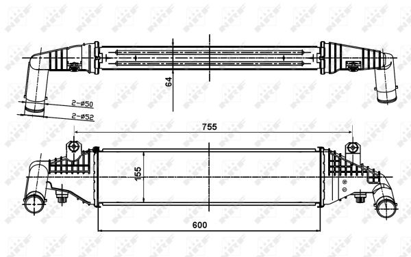 Intercooler Nrf 30364 NRF