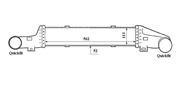 Intercooler Nrf 30420 NRF