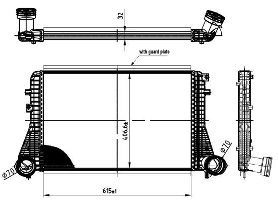 Intercooler Nrf 30454 NRF