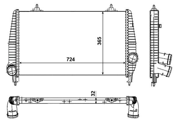 Intercooler Nrf 30474 NRF