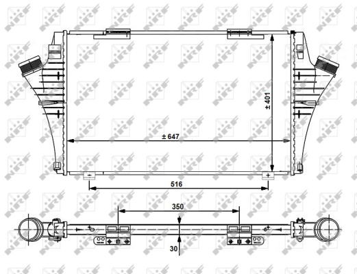 Intercooler Nrf 30480 NRF