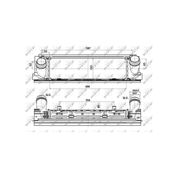 Intercooler Nrf 30482 NRF Intercooler Nrf 30482 NRF