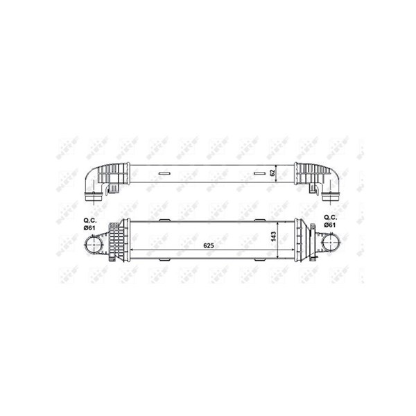 Intercooler Nrf 30504 NRF Intercooler Nrf 30504 NRF