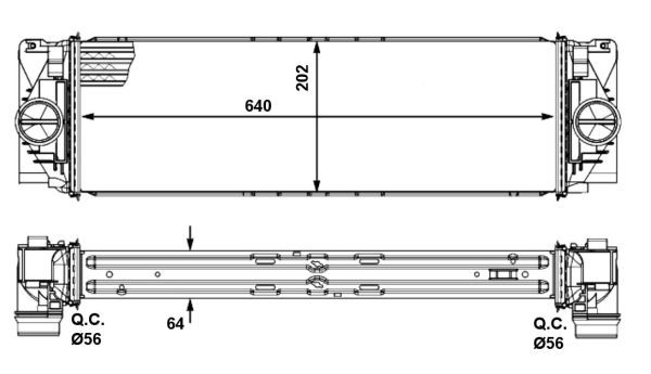 Intercooler Nrf 30505 NRF