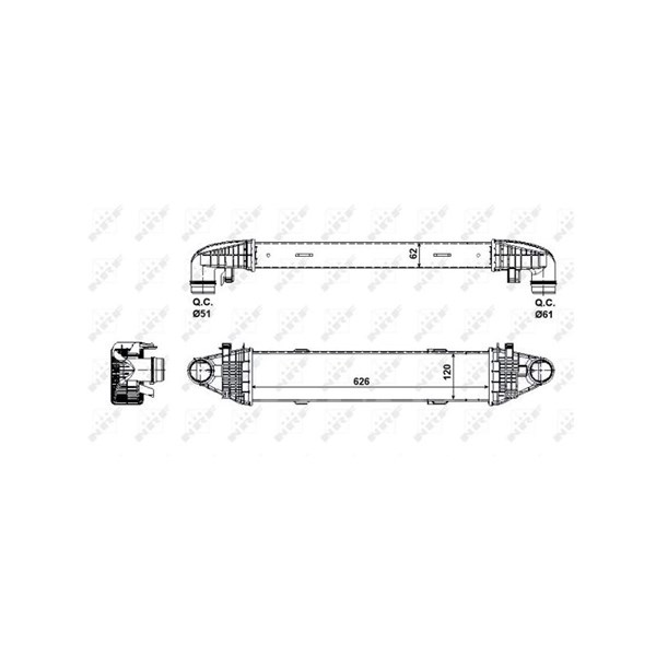 Intercooler Nrf 30506 NRF Intercooler Nrf 30506 NRF