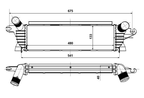 Intercooler Nrf 30511 NRF