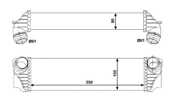 Intercooler Nrf 30523 NRF