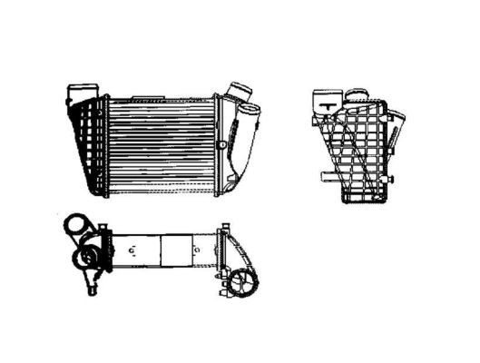 Intercooler, Höger Nrf 30754 NRF