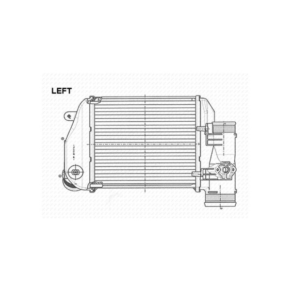 Intercooler, Vänster Nrf 30767 NRF