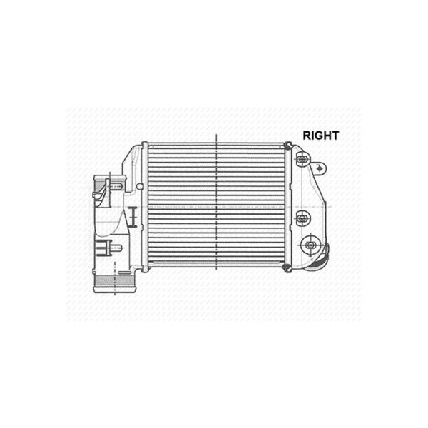 Intercooler, Höger Nrf 30768 NRF