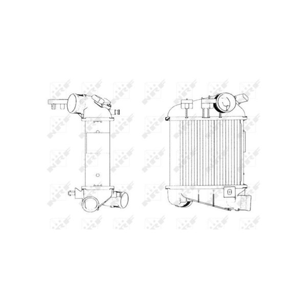 Intercooler, Vänster Nrf 30770 NRF