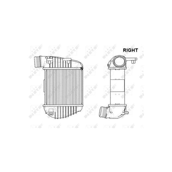 Intercooler, Höger Nrf 30772 NRF
