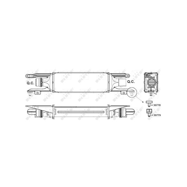 Intercooler Nrf 30778 NRF