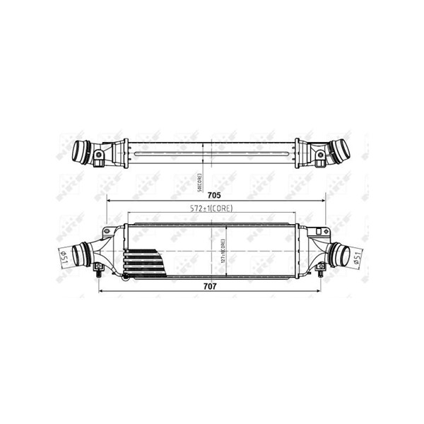 Intercooler Nrf 30780 NRF