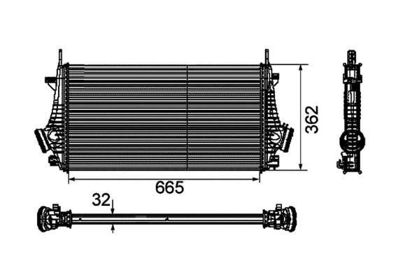Intercooler Nrf 30796 NRF