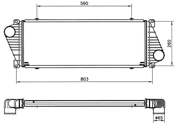 Intercooler Nrf 30830 NRF