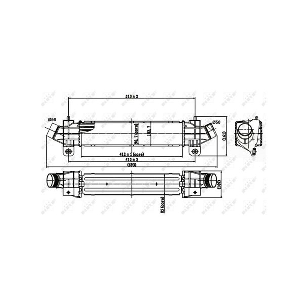 Intercooler Nrf 30840 NRF