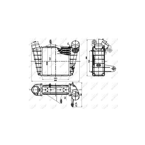 Intercooler Nrf 30842 NRF