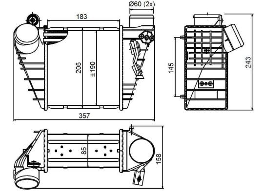 Intercooler Nrf 30847 NRF
