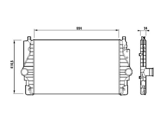 Intercooler Nrf 30873 NRF