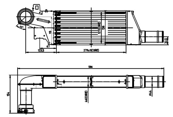 Intercooler Nrf 30903 NRF