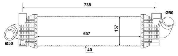 Intercooler Nrf 30906 NRF