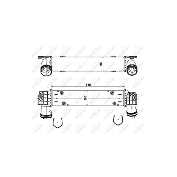 Intercooler Nrf 30907A NRF Intercooler Nrf 30907A NRF