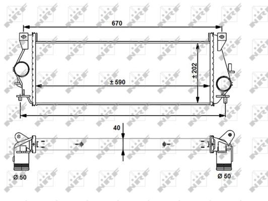 Intercooler Nrf 30910 NRF