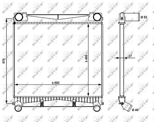 Intercooler Nrf 30911 NRF