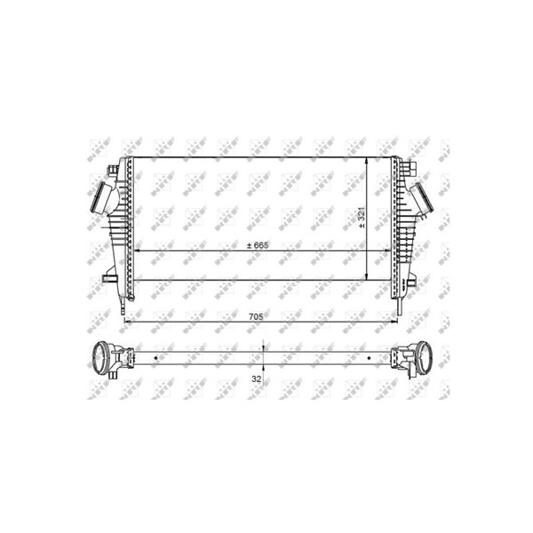 Intercooler Nrf 30917 NRF