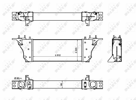 Intercooler Nrf 30928 NRF
