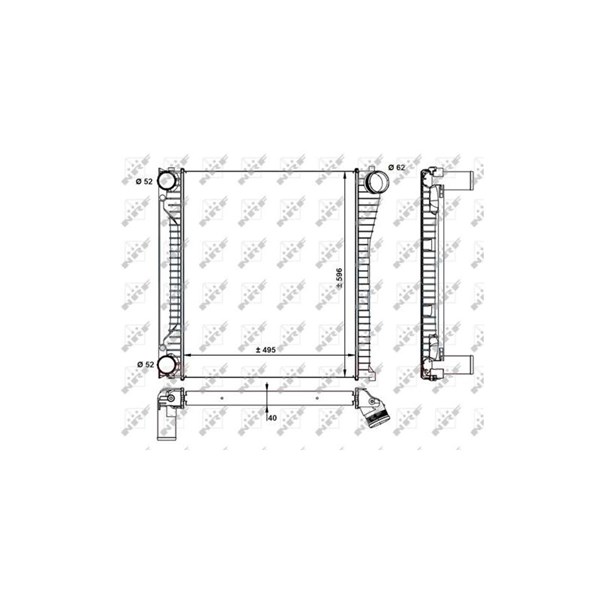 Intercooler Nrf 30929 NRF Intercooler Nrf 30929 NRF
